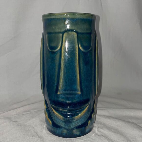 Ceramic Libby Tikiman glass - Picture 1 of 8